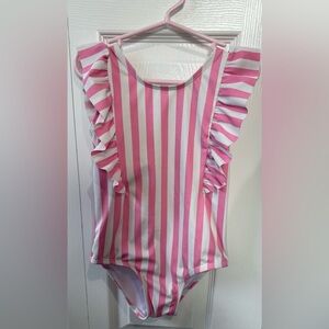 The Children's Place Pink and White Swimsuit